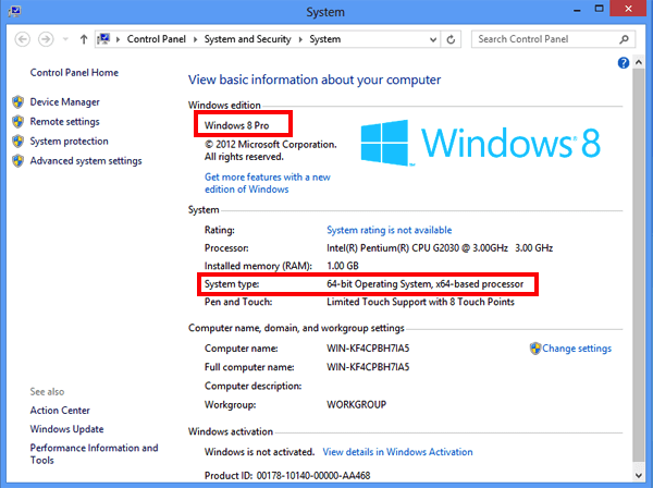 Check System Configuration