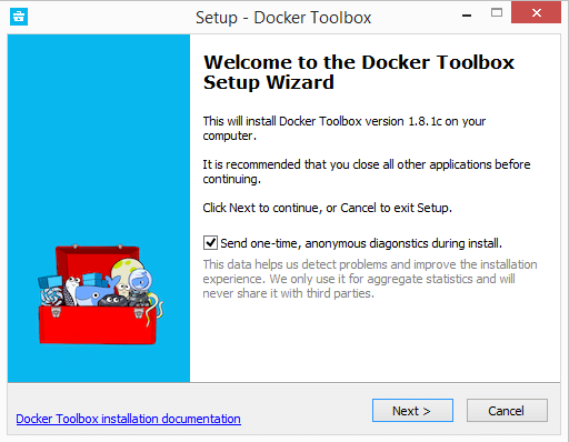 Docker Toolbox Setup
