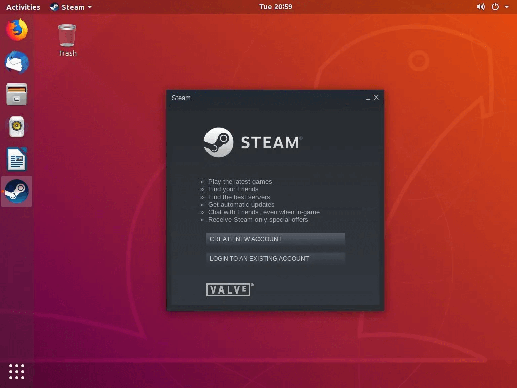 ubuntu-login-steam