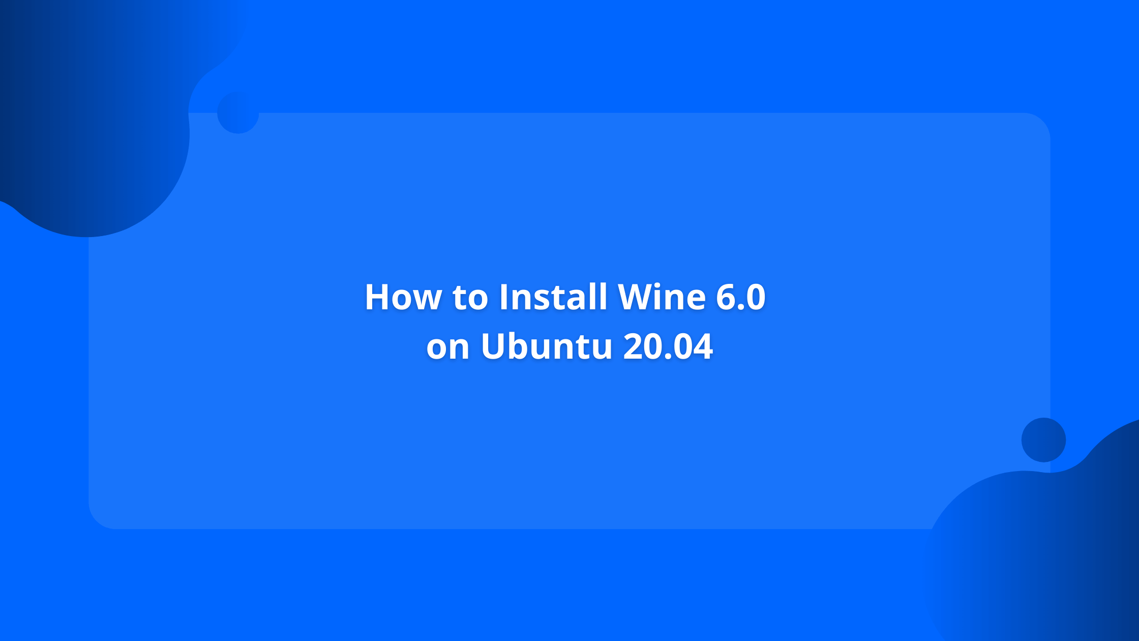 How to Install Wine on Ubuntu 25.25