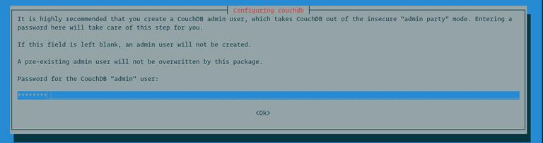 Configure CouchDB Admin Settings