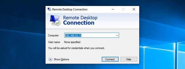 Remote Desktop Connection