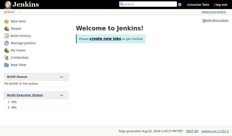 Jenkins Dashboard