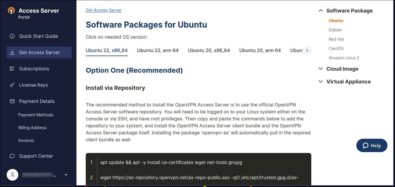 Ubuntu Software Package