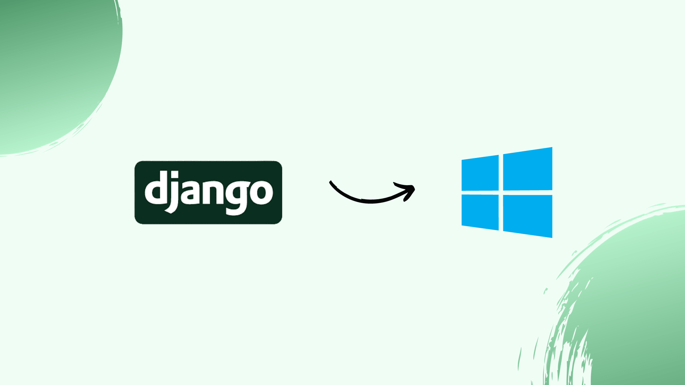 install django on windows 10 step by step