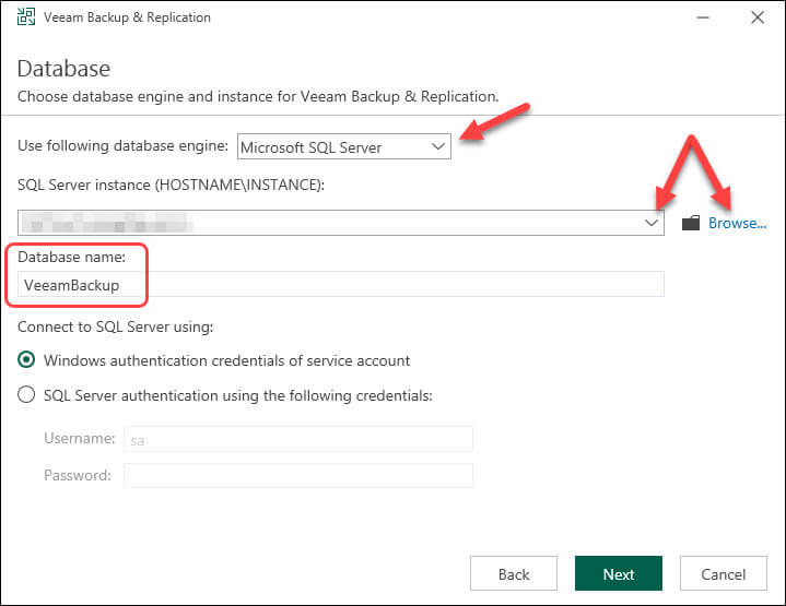 Veeam Backup Replication SQL