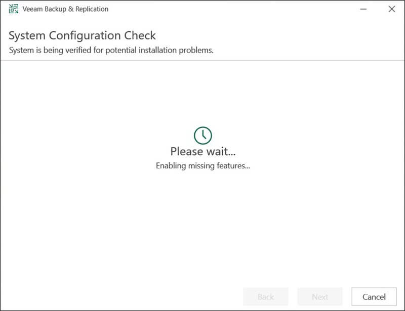 Veeam Backup Replication System Check