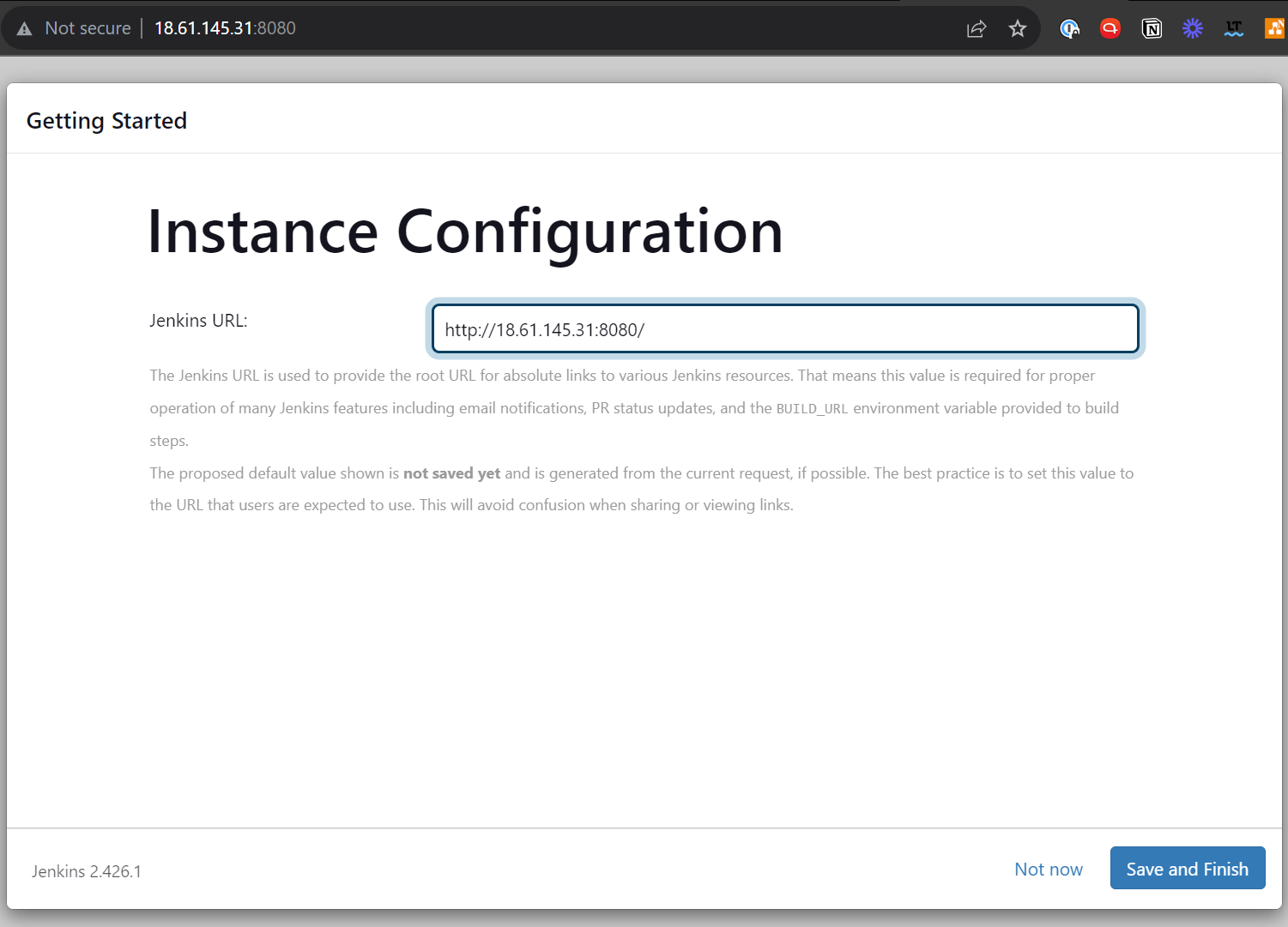 Instance Configuration