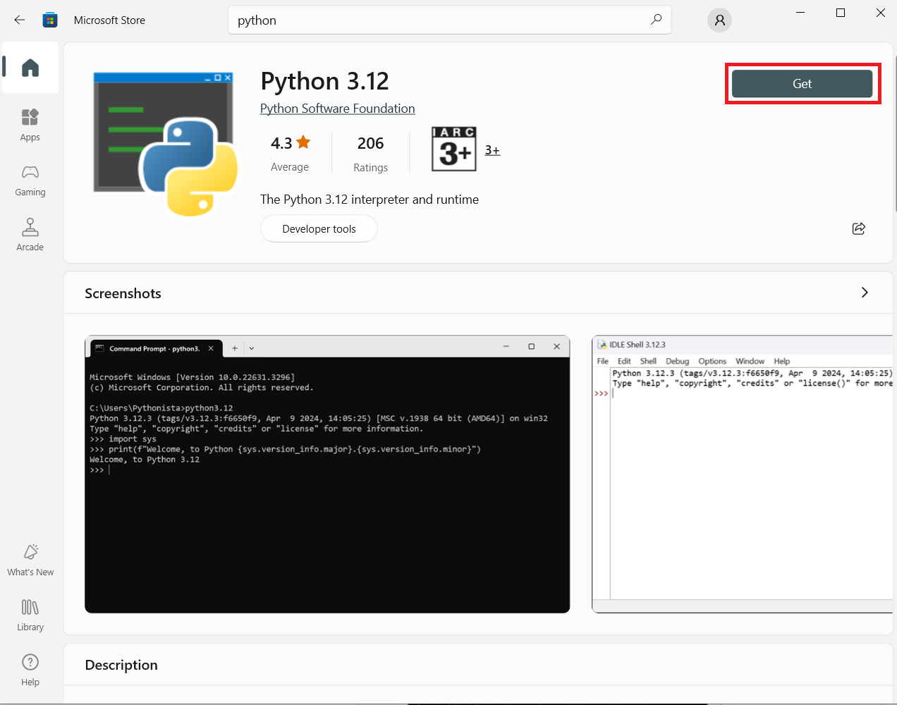 Get Python 600x362 - How to Install Python on Windows 11: Easy Steps