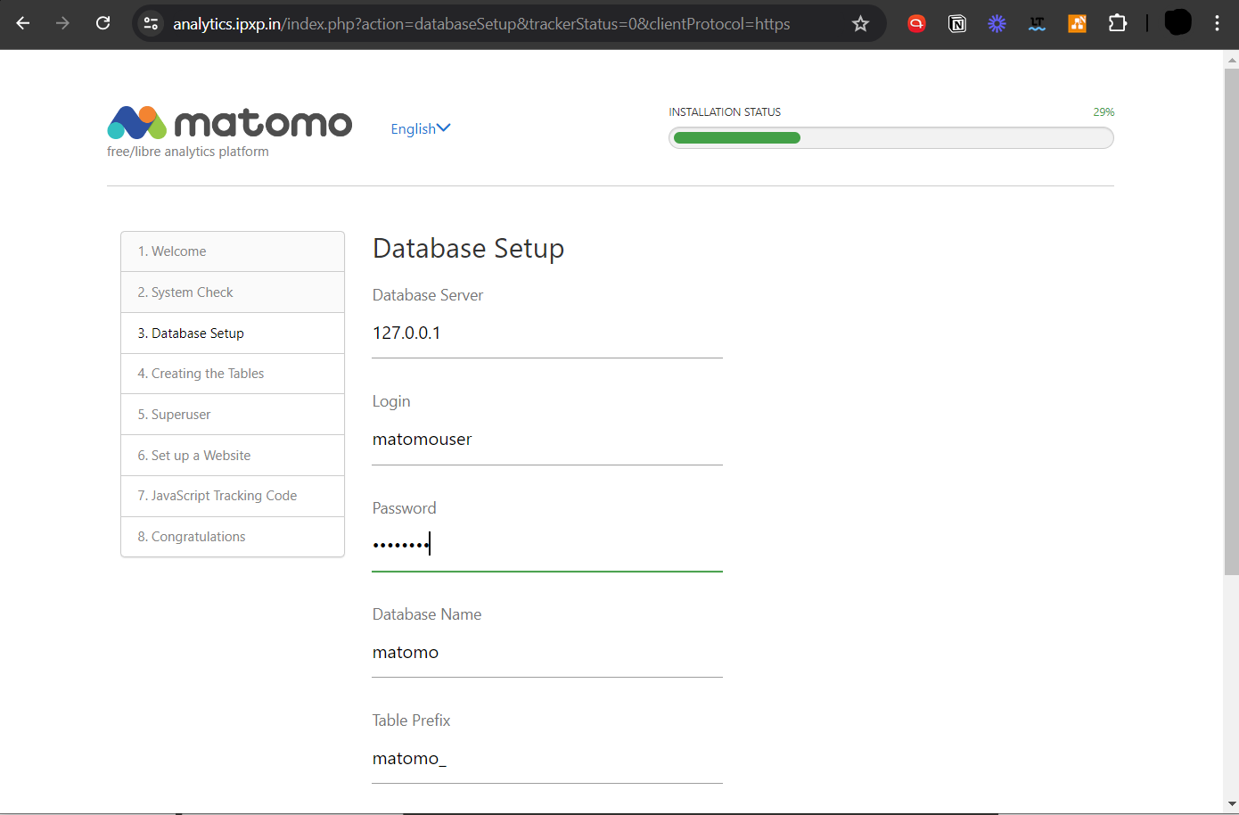 matomo-mariadb-database-setup-ubuntu-20.04