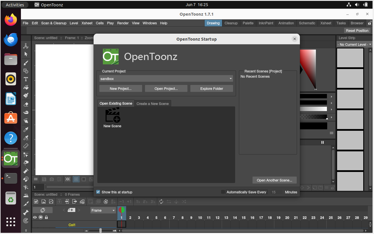 install OpenToonz on Ubuntu 22.04 LTS Linux