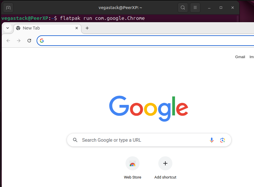 Launching Google Chrome on Ubuntu installed via Flatpak