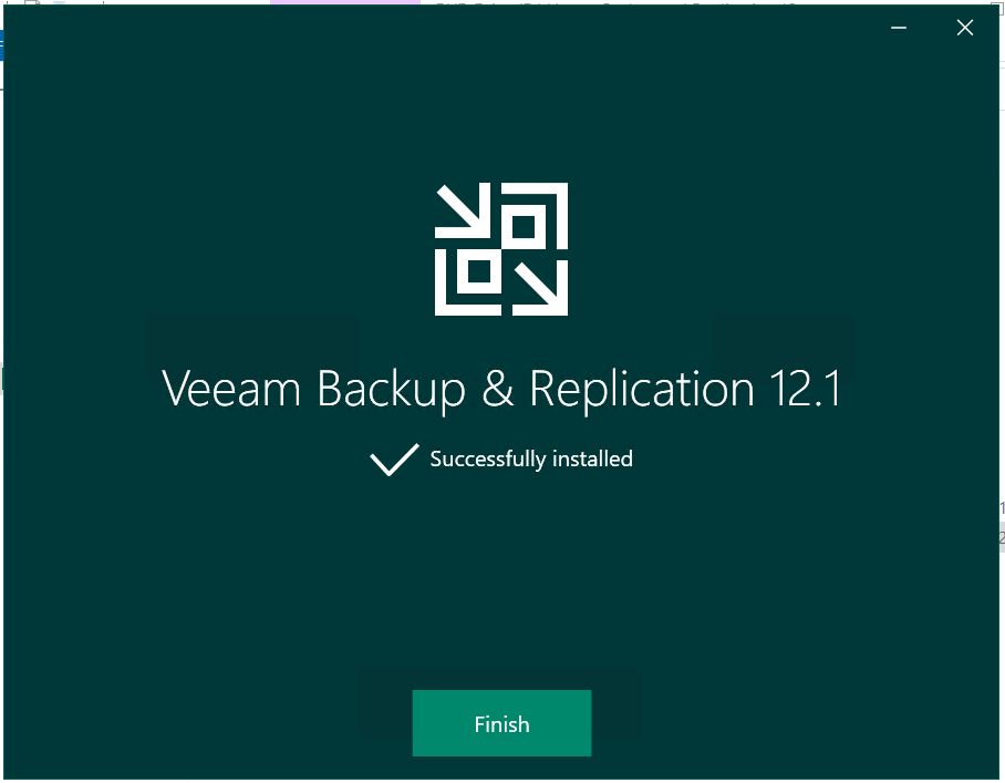 Veeam Backup Replication Finished