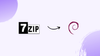 Install 7-Zip on Debian 12