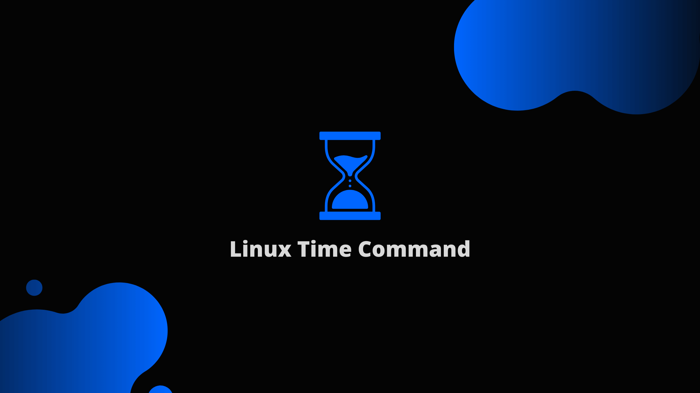 Linux Time Command 